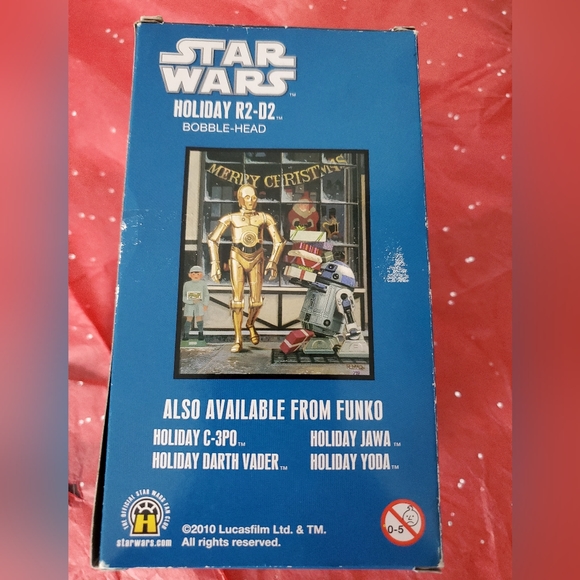 2010 Holiday R2-D2 Funko Bobble-Head - Picture 3 of 8